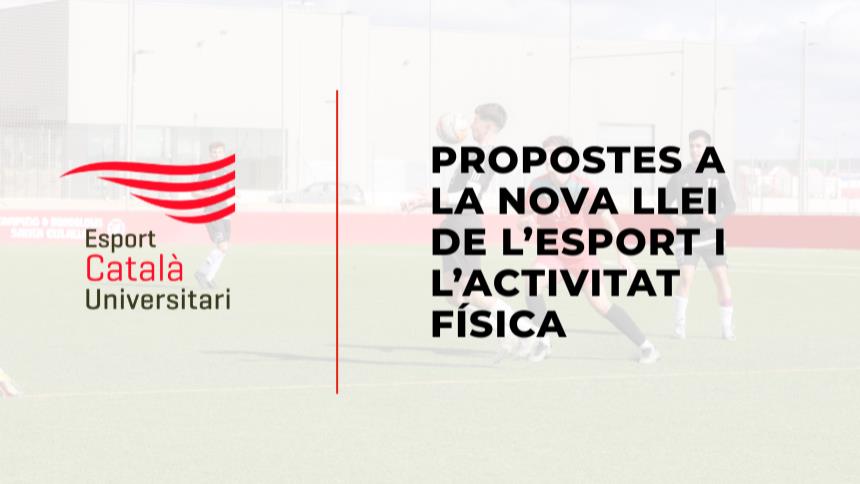 Les universitats reclamen ser reconegudes com a entitats esportives en la nova Llei de l’Esport